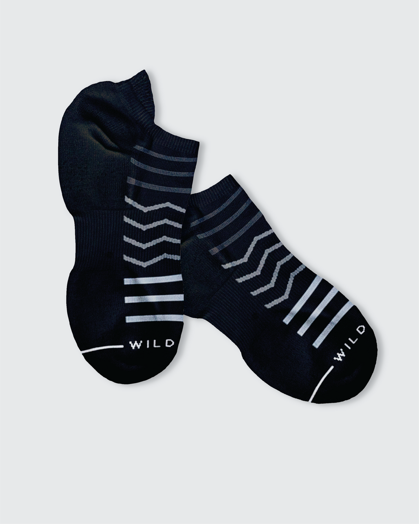 Chevron Merino Wool Tab Ankle Golf Socks