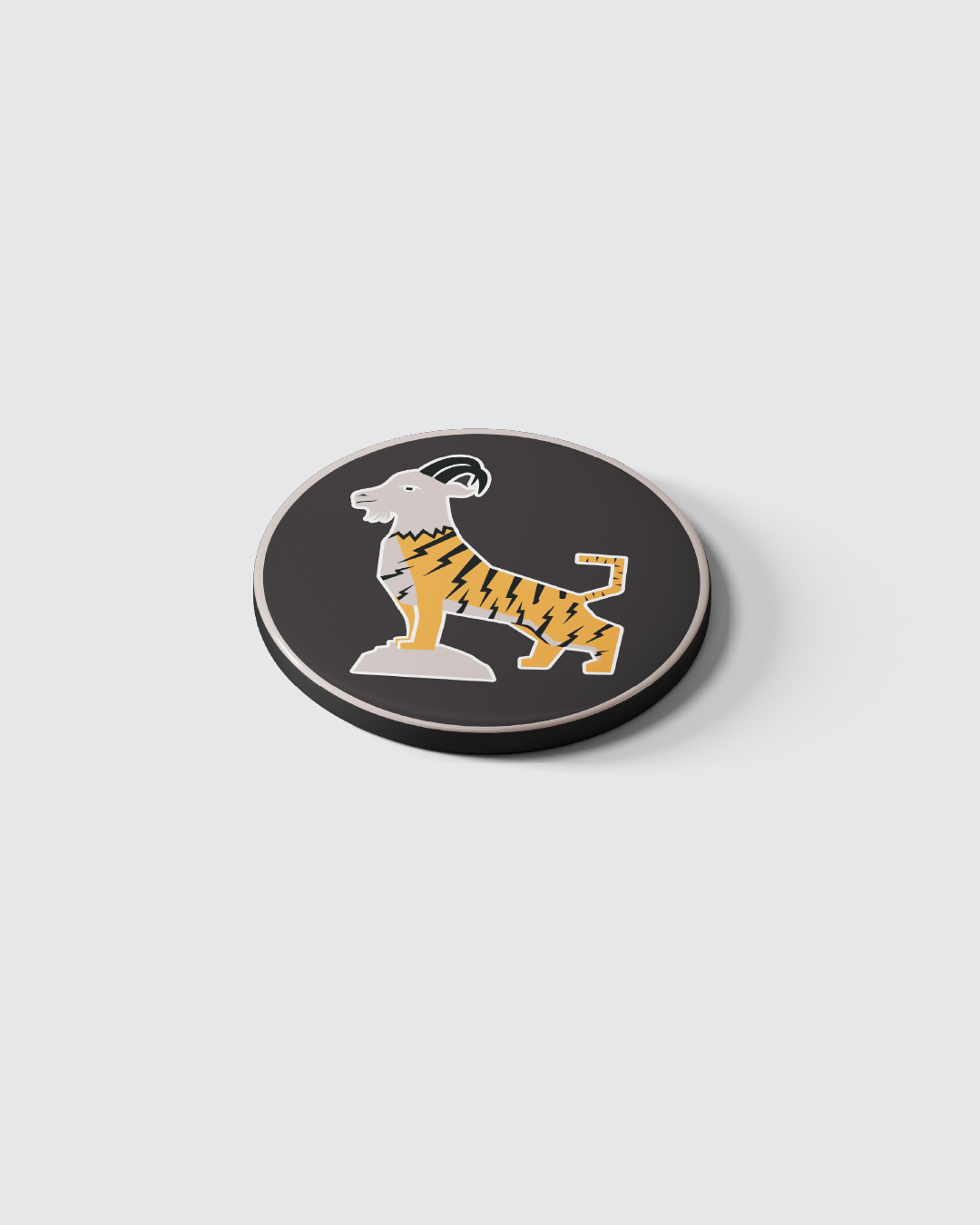"Tiger Goat" Enamel Ball Marker