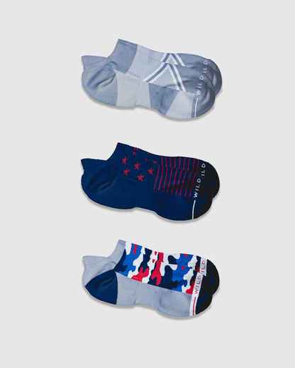 Merino Wool Tab Ankle Golf Socks 6-Pack